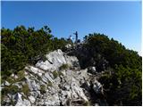 Za Ušivcem - Gradišče (Velika planina)